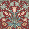 Pomegranate Grove Wallpaper in Rich Red