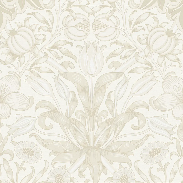 Pomegranate Grove Wallpaper in Soft Cream