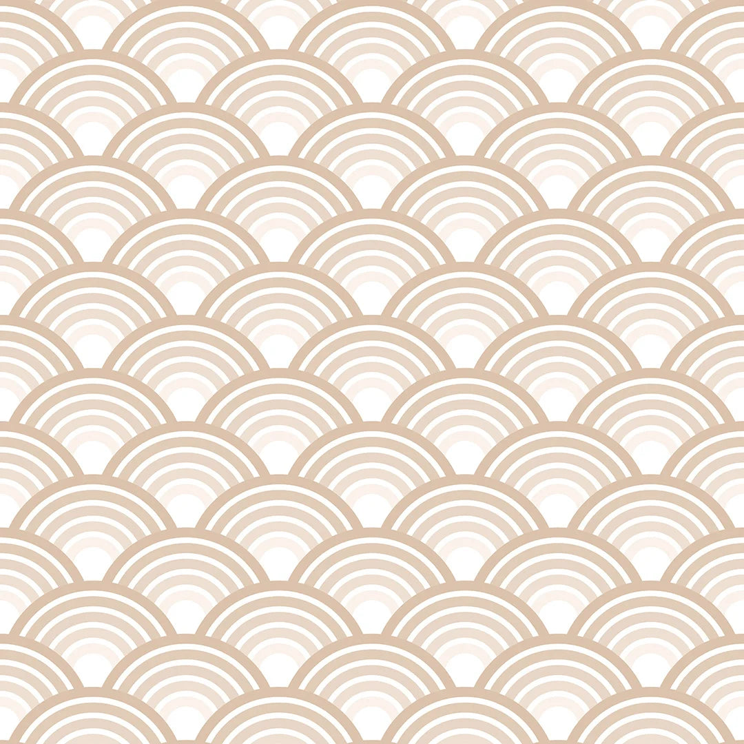 Sample of Rainbow Magic Wallpaper in Beige