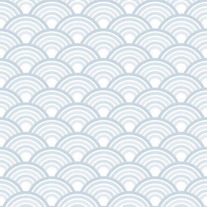 Rainbow Magic Wallpaper in Blue and White