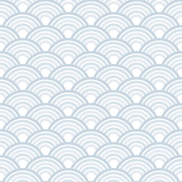 Rainbow Magic Wallpaper in Blue and White