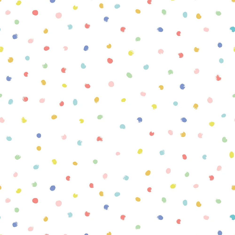 Sample of Spots and Dots Wallpaper in Multicoloured