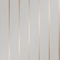 Stripe Panel Wallpaper in Soft Grey and Rose
