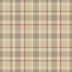 Traditional Check Wallpaper in Beige and Red