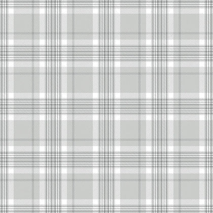Traditional Check Wallpaper in Grey