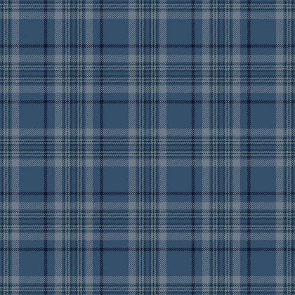 Traditional Check Wallpaper in Navy