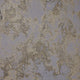 Turin Industrial Wallpaper in Charcoal and Gold