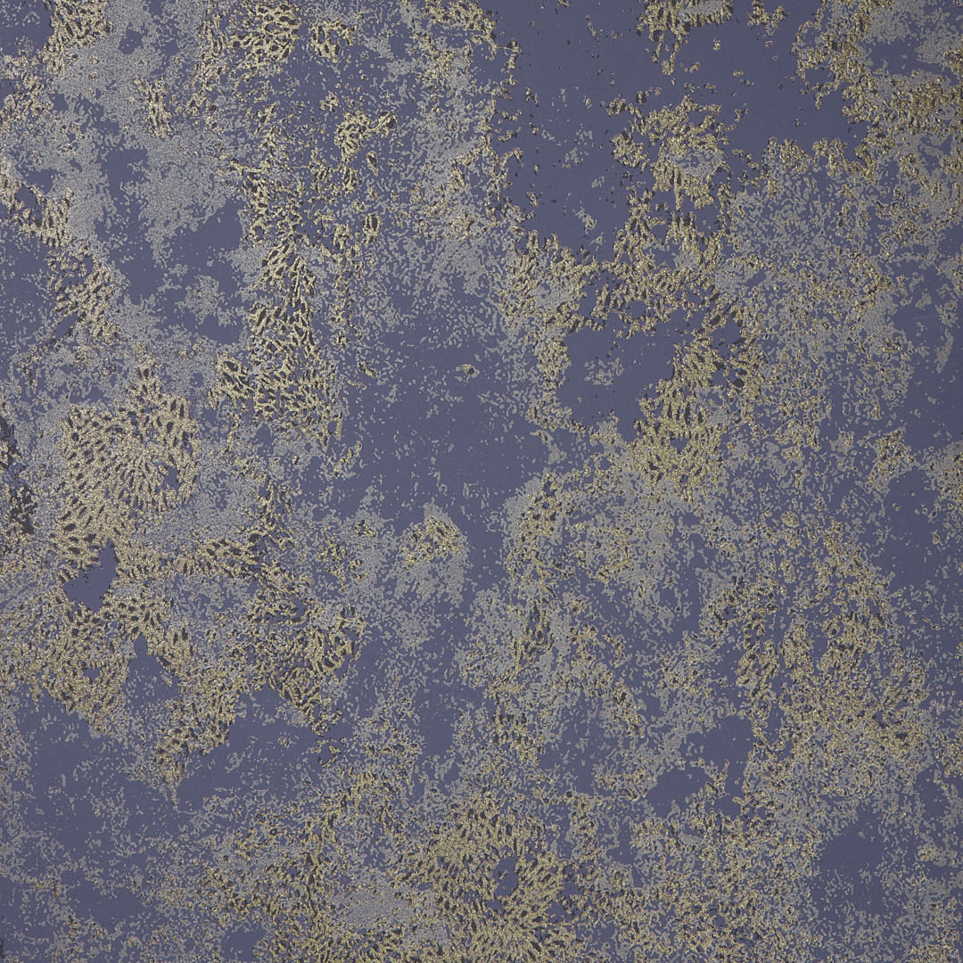 Sample of Turin Industrial Wallpaper in Navy and Gold