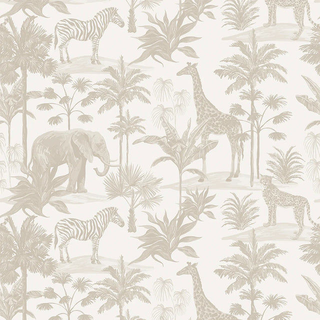 Vintage Explorer Wallpaper in Neutral