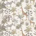 Vintage Explorer Wallpaper in Earthy Tones