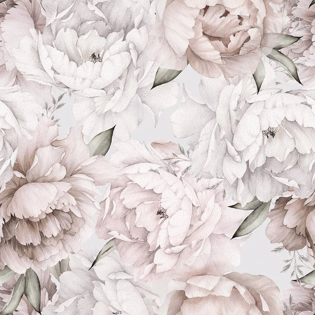 Vintage Peony Wallpaper in Blush