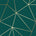 Zara Shimmer Metallic Geometric Wallpaper in Emerald and Gold