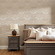 Artist's Garden Wallpaper in Shades of Cream