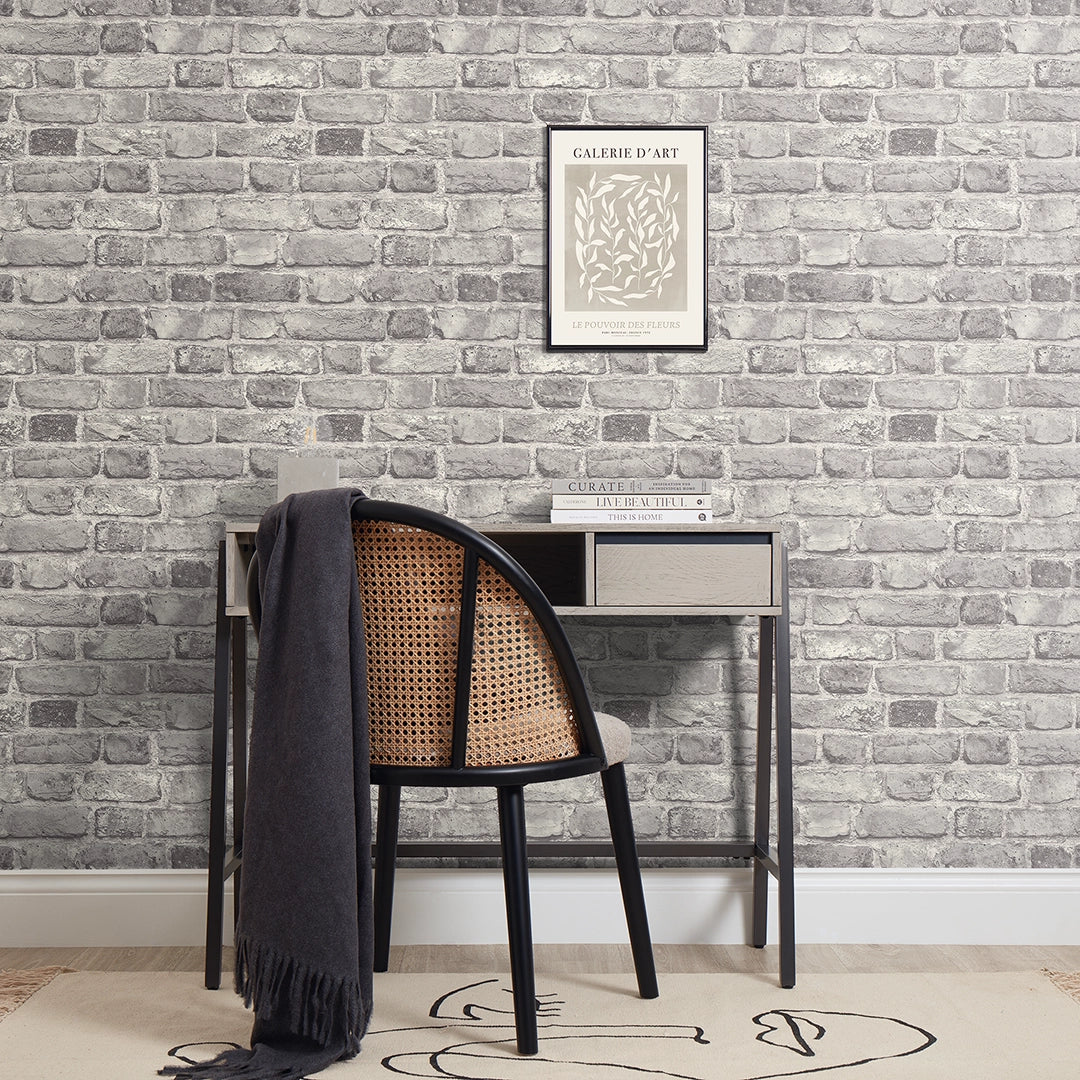 PVC/Vinyl/Non-Woven Ar Ar Creations PVC Brick Wallpaper, Size: 530mm X 10m  at Rs 65/sq ft in Howrah