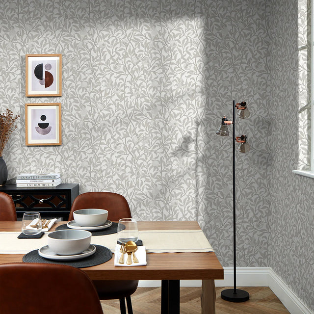 Beauty of Nature Wallpaper in Grey