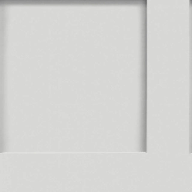 Contemporary Wood Panel Wallpaper in Dove White