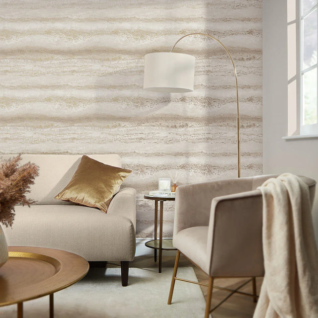 Elissia Marble Wallpaper in Cream