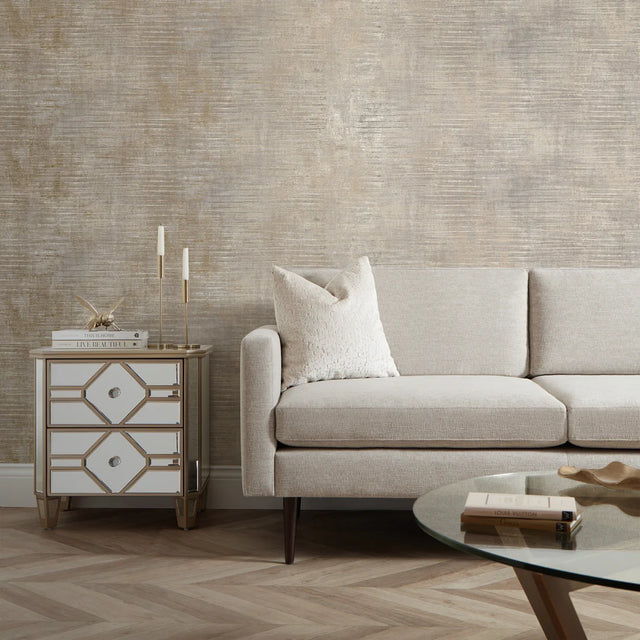 Midtown Wallpaper in Cream