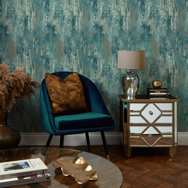 Lorenzo Wallpaper in Green