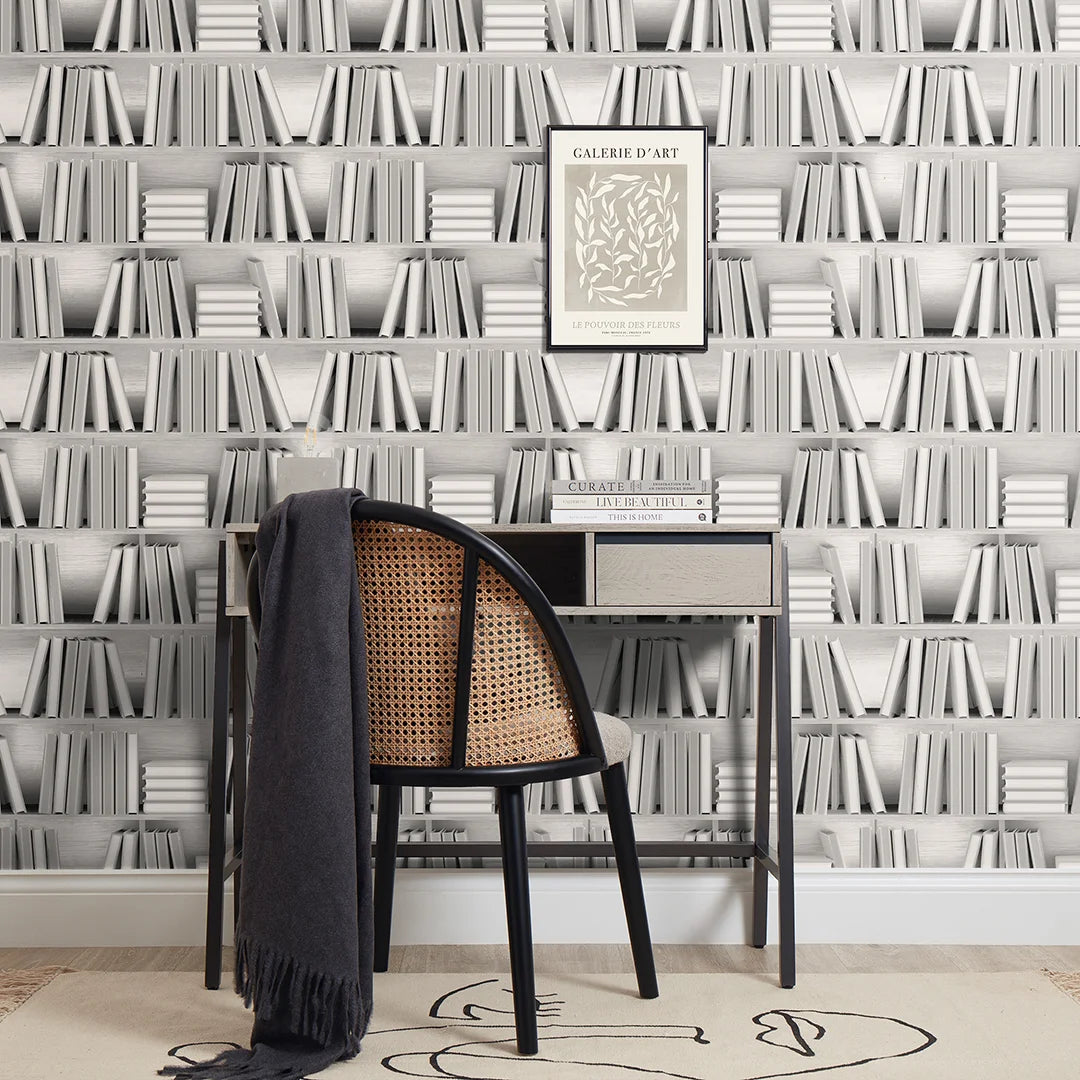 Wallpaper Library. Design Book Wallpaper | Bookshelf Wallpaper | I Love Wallpaper