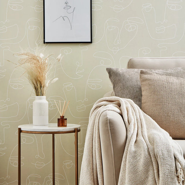 Pablo Wallpaper in Stone