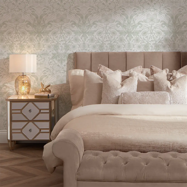 Pomegranate Grove Wallpaper in Soft Sage