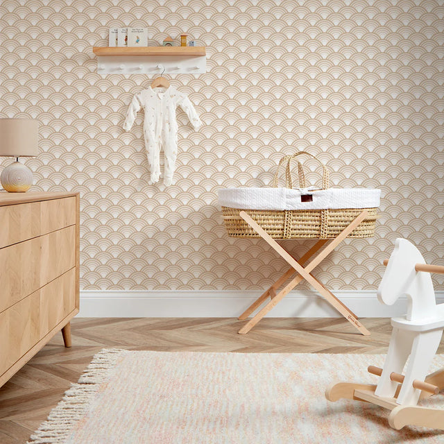 Rainbow Magic Wallpaper in Beige