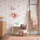 The Great Adventure Wallpaper in Pink and White