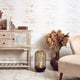 Venice Industrial Metallic Wallpaper in Ivory and Gold