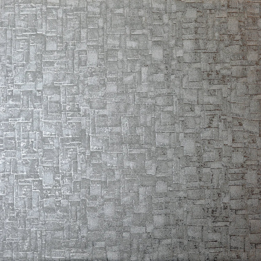 Sample of Basalt Texture wallpaper in Gunmetal (53 x 30cm)