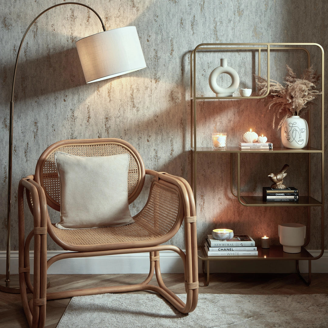 Manhattan Modern Wallpaper in Taupe