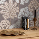Acacia Tree Wallpaper in Charcoal and Copper