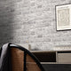 Battersea Brick Wallpaper in Grey