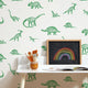 Dino Childrens Wallpaper in Green