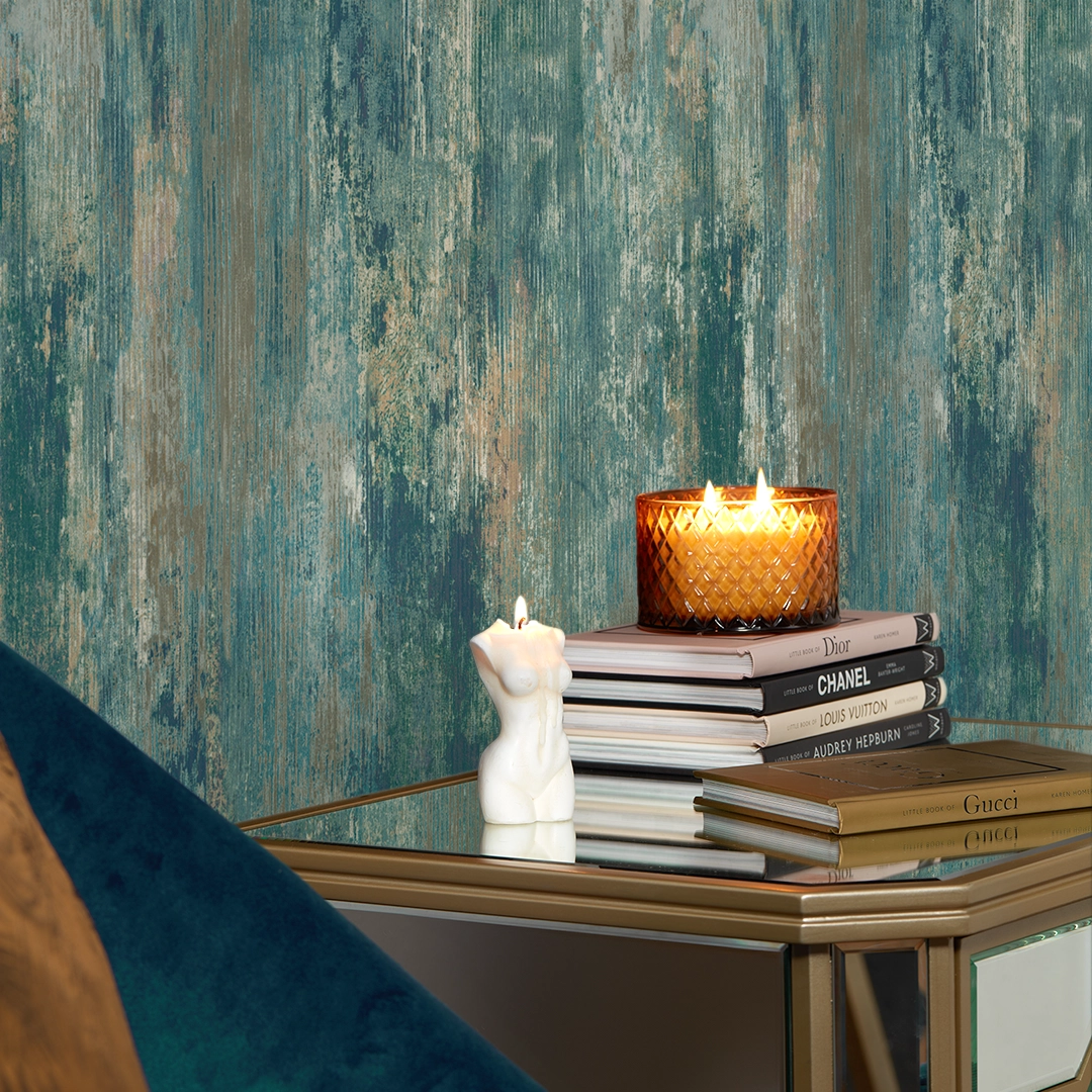 Lorenzo Wallpaper in Green