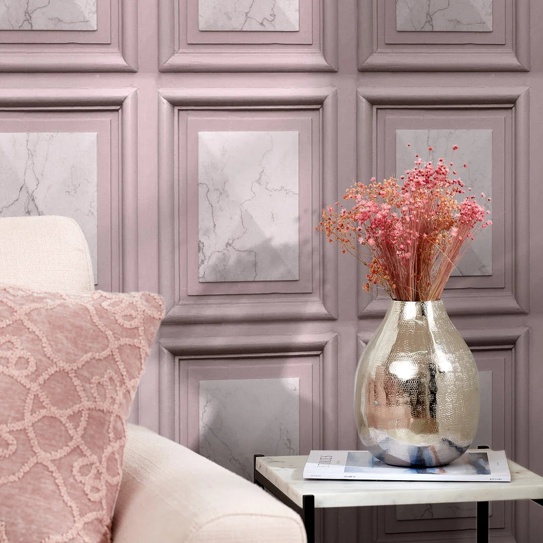 Magnolia Tree Wallpaper Blush Pink | Wallpaper Shop