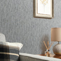 Natural Cork Wallpaper in Grey