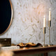 Onyx Marble Metallic Wallpaper in Pink and Gold