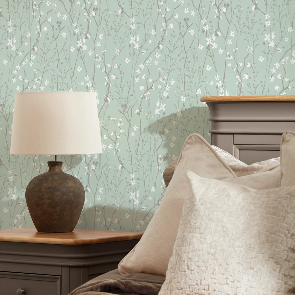 Mint green wallpaper deals