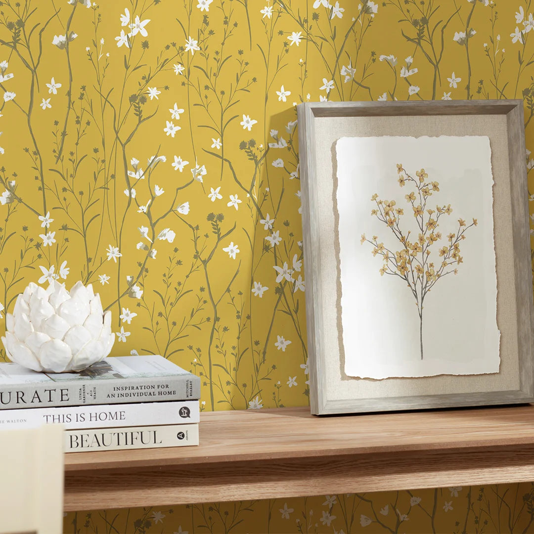 We Kreate Decorative Yellow Wallpaper Price in India - Buy We Kreate  Decorative Yellow Wallpaper online at Flipkart.com