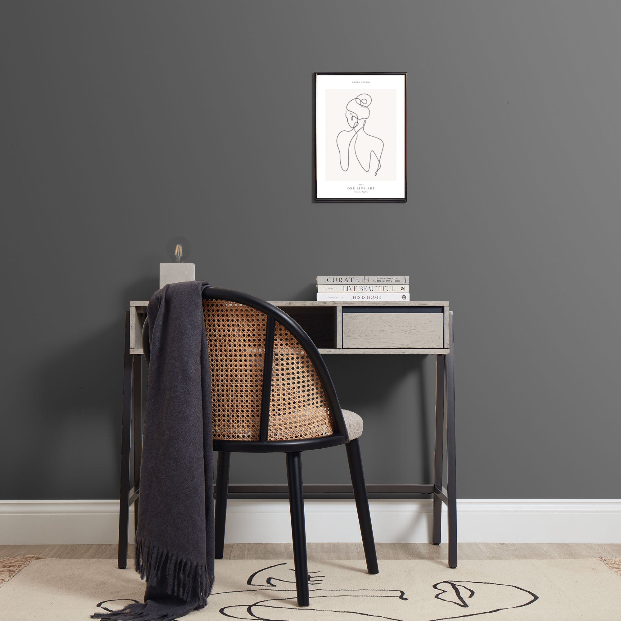 Steel Smoke Matt Emulsion Paint I Love Wallpaper