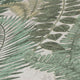 Fern Foliage Wallpaper in Green on Beige