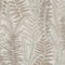 Fern Foliage Wallpaper in Grey on Beige