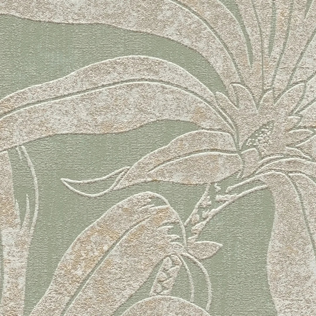 Gentle Palms Wallpaper in Sage