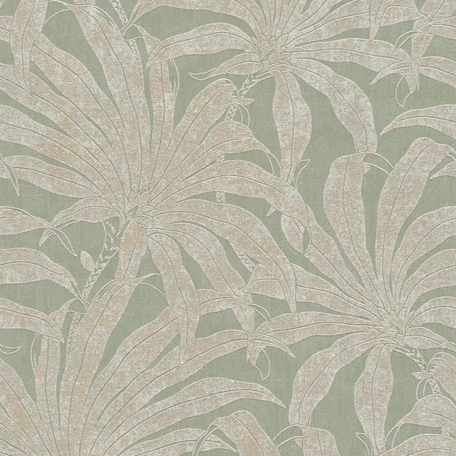 Gentle Palms Wallpaper in Sage