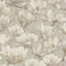 Gentle Blossoms Wallpaper in White on Grey
