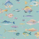 Deep Blue Sea Wallpaper in Teal