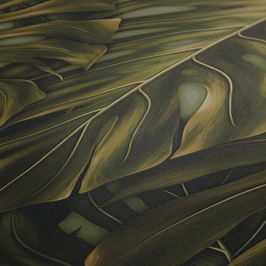 Majestic Monstera Wallpaper in Green