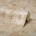 Olympia Industrial Wallpaper in Ivory and Gold