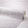 Ombre Crushed Stripe Wallpaper in Heather